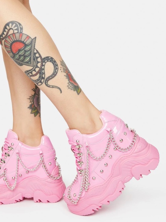 RARE 💖 SUGAR Patent Space Candy Platform Sneakers 💖 DOLLS KILL